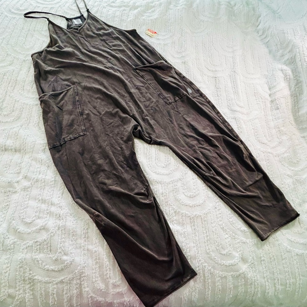 FP MOVEMENT BY FREE PEOPLE Hot Shot Onesie Washed Black M NWT FP-200 - Picture 5 of 10